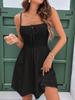 Elegant Summer Sleeveless Dress With High Waist Pleats For Casual Wear