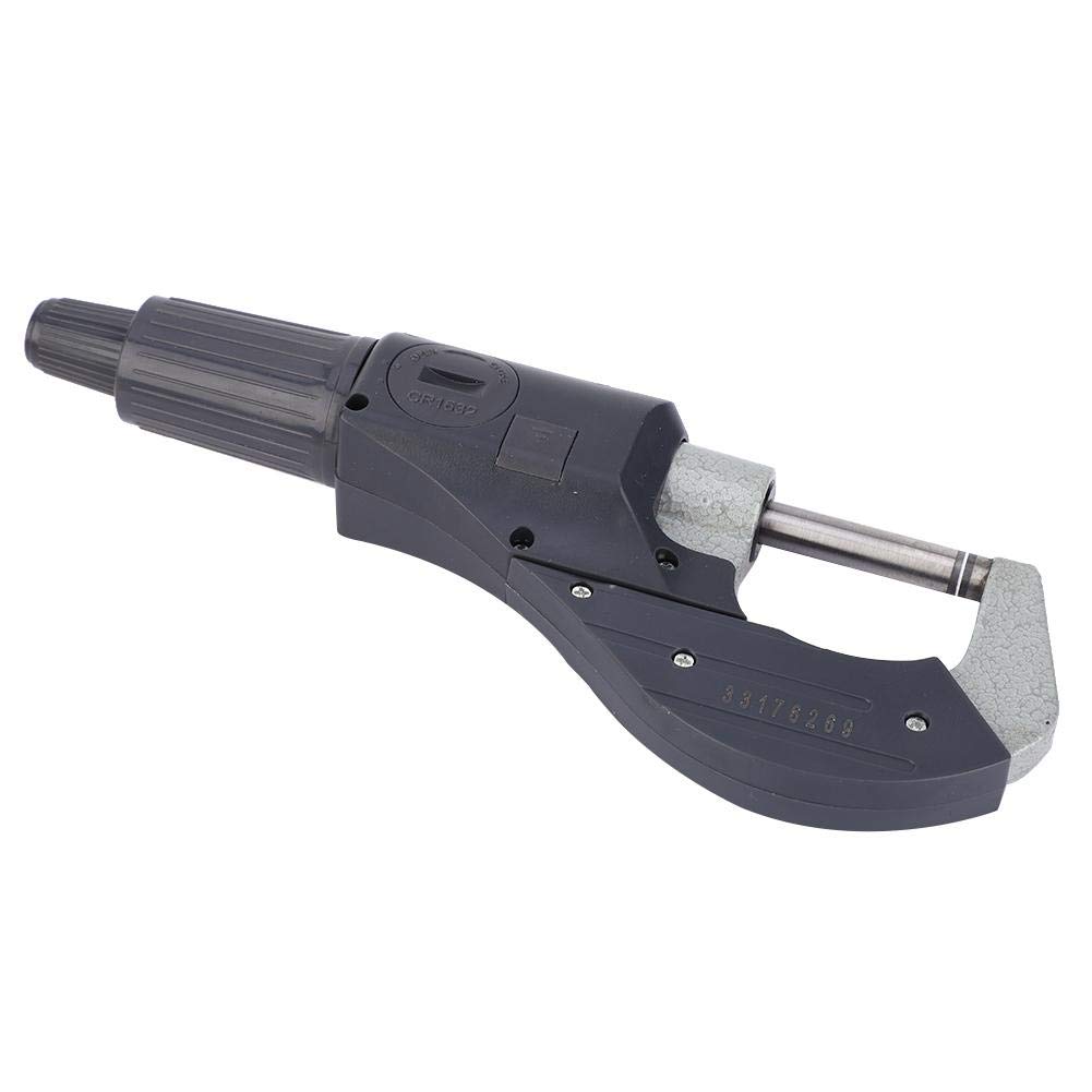 Digital Micrometer 0.00005"/0.001mm Outside Micrometer Caliper Electronic Digimatic Micrometer Thickness Measuring Resolution Thickness with