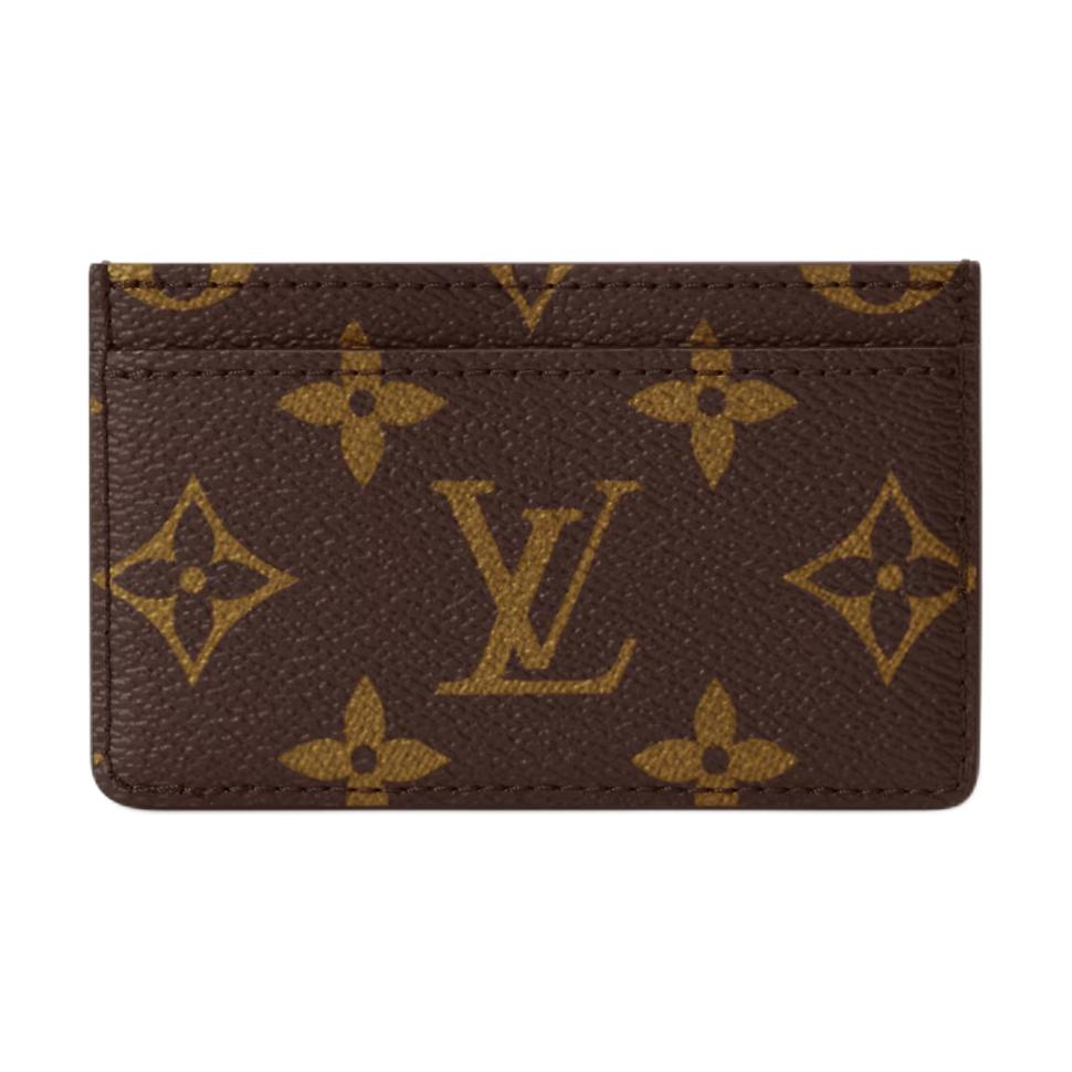 Louis Vuitton X Grace Coddington Collaboration Catogram Cat Nap Monogram Coated Canvas Card Holder Women Accessories Brown M15155