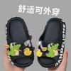 Crocodile Children's Summer Slippers for Boys and Girls, Baby-specific Non-slip Indoor Home Sandals Eva Soft-soled Women's Shoes