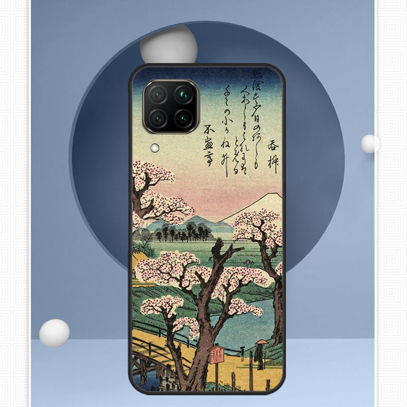 Japanese Style Art For Huawei Nova Y72 Y90 Y61 Y91 Y60 Y70 12s 12i 11i 8i 9 10 SE P20 P40 Lite P60 P30 Pro Case