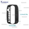 Real Soft Carbon Fiber Sticker for Seat Leon MK1 1M 1999 2000 2001 2002 2003 2004 LHD Car Gear Shift Panel Frame Accessories