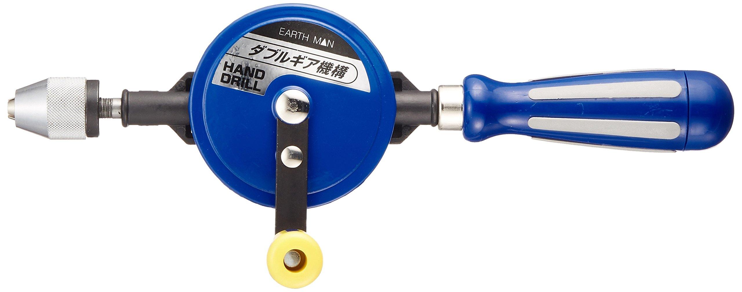 

Ручная дрель Takagi EARTH MAN с 8-мм патроном, двухскоростная HD-W синий