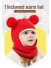 Children’s Fleece-Lined Knit Hat and Scarf with Ear Protection for Winter