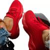 2025 Women's Flyknit Air Cushion Sole Shoes - Breathable, Large Size, Casual Spring/Autumn Footwear
