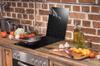 GLASS CUTTING BOARD 35x52 Drops