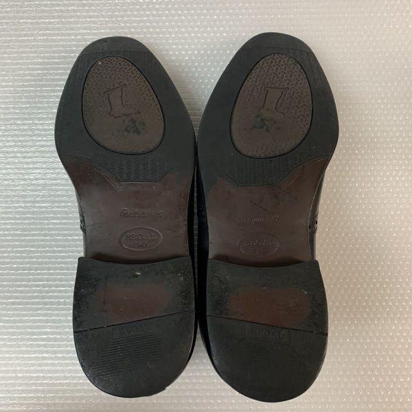 Regal Wingtip Leather Dress Shoes Black 26.0(USED)