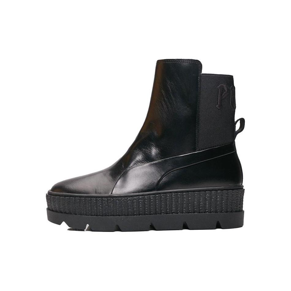 (WMNS) PUMA Chelsea Sneaker Boot x Fenty Black Women s 366266-03 EU 37
