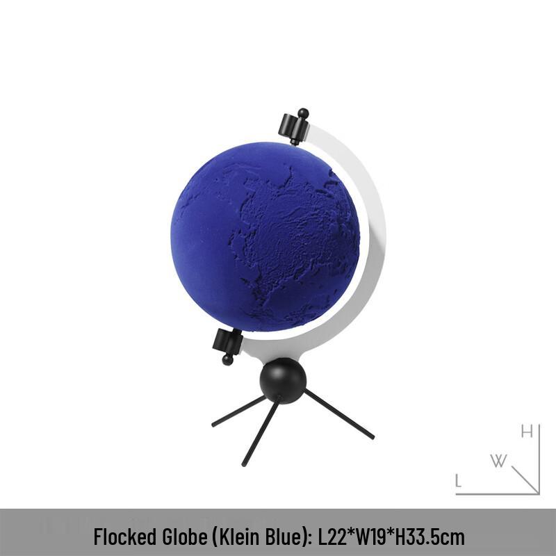 Light Luxury Flocked Globe Ornament