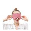 Maschera per Occhi a Doppia Utilizzo a Temperatura Fresca Maschera per Occhi in Seta di Ghiaccio Oscurante per il Sonno Traspirante Passa Studenti Sonno per Alleviare la Fatica Oculare Maschere per Occhi da Uomo