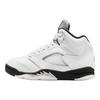 Air Jordan 5 Retro PS Weiß Schwarz Kinder Sneaker Sail Metallic-Silber 440889-110