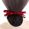 Office Hair Net Mesh Hair Net Korean Bun Snood Ponytail Clip Hairgrips Cover Net Women Spring Clips