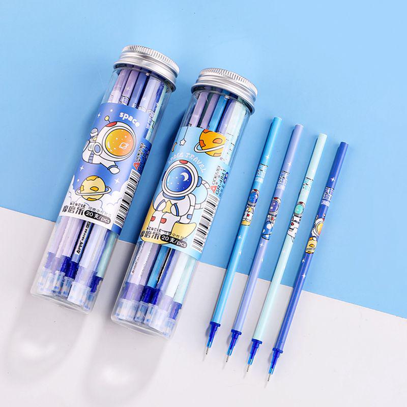 

M&G Erasable Pen Refills - 20 Sticks (0.38 & 0.5mm) Blue/Black Black 20 pcs