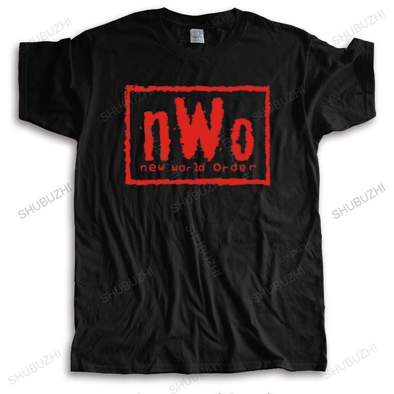 Fashion T Shirts NWO NEW WORLD ORDER Cool Casual Pride Men Unisex New Loose Size Top Oneck Cotton Teeshirt