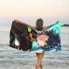 1pc Genshin Impact Kinich1 Beach Towel, Beach and Seaside Swimming Pool Equipment, Fashion Pattern, Rectangular, Travel Essentials
