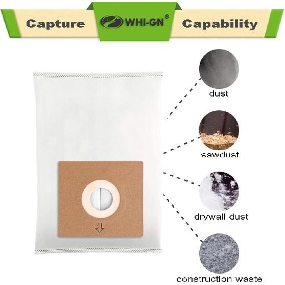 15 Pack HEPA Filter Replacement for Atrix Vacuum Bags AHLR-2, Compatible with Atrix AHSC-1 Lil' Red Vacuum Cleaner