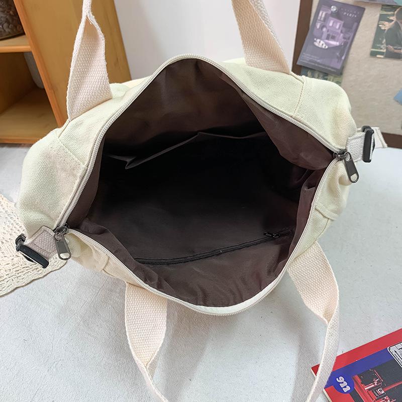 School bag 2025 new large-capacity backpack student casual versatile retro backpack simple travel backpack