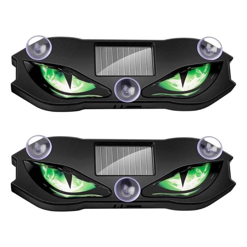 Night Driving Solar LED Warning Light for Cars and Motorcycles, Suction Cup Vehicle Lamp for Parking Visibility Support