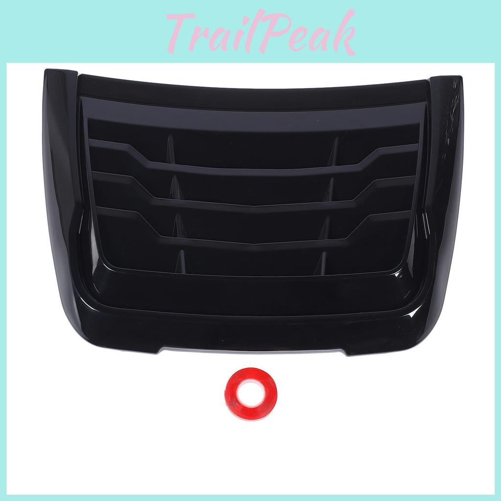 Intake Vent Air Scoop Bonnet Cover Glossy Black Hood Air Intake Trim Cover Improve Heat Dissipation