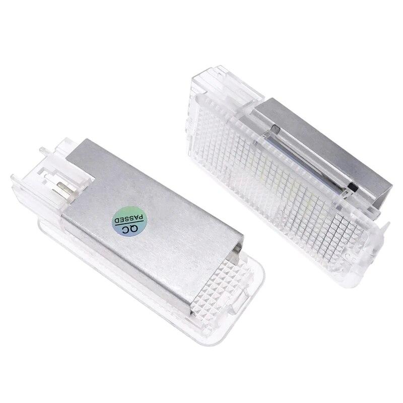 Bombilla Led Interior para coche, lámpara para guantera, luz de maletero, 12V, 1 par, para Peugeot 206, 207, 306, 406, 307, 406, 407, 607, 806, 308, 3008