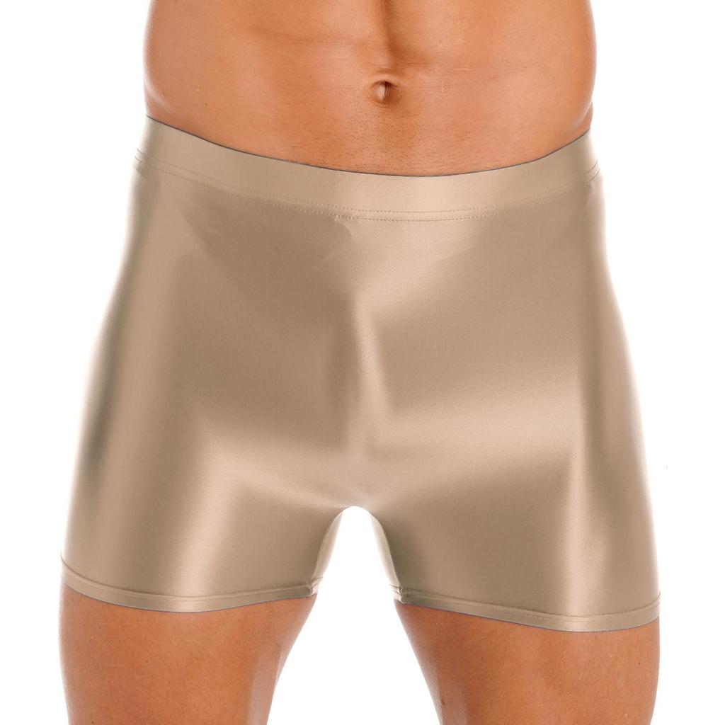 Ultradünne, bequeme Boxershorts, Badehose, Unterwäsche, Strandbekleidung, Sport-Badehose für Herren