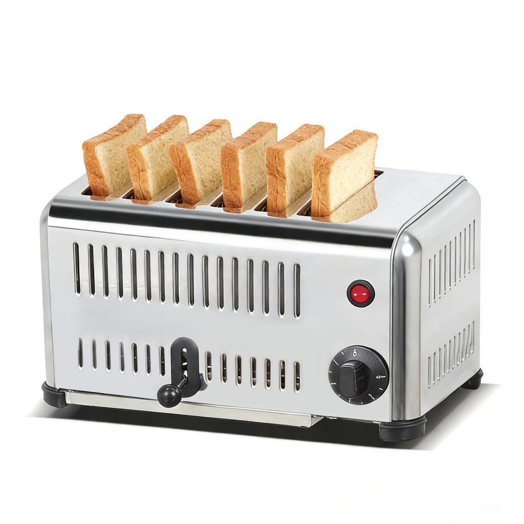Multi-Slot Toaster Oven & Sandwich Press Heating Machine