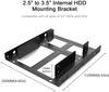 YFFSFDC Adapter To Internal HDD Expansion SSD Conversion Bracket Includes Installation 2x SATA Data and 2x Power Cables Connecting the Power Cord