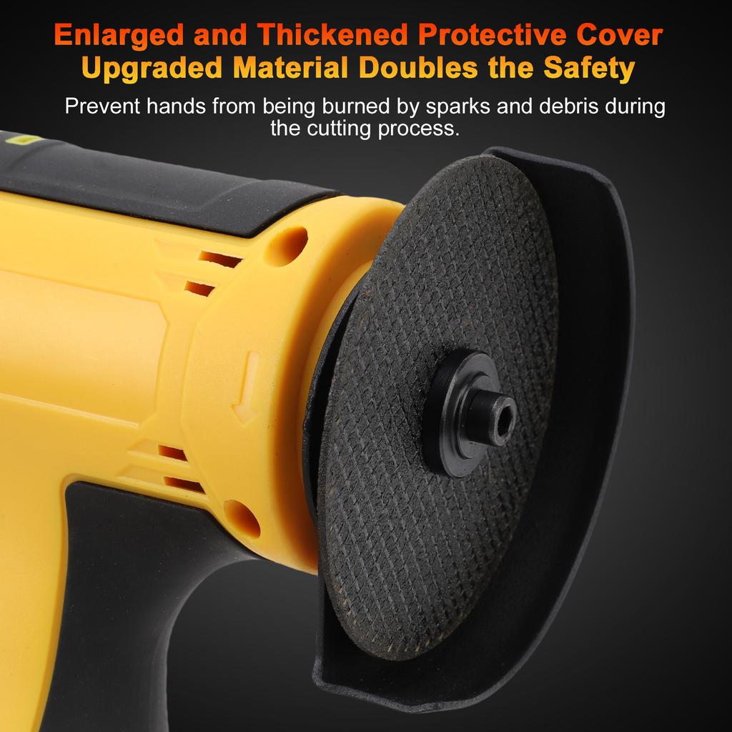 16.8V Brushless Angle Grinder with 2x1500mAh Batteries, 17000 RPM Cordless Grinding Tool, Cutting Polishing Machine for