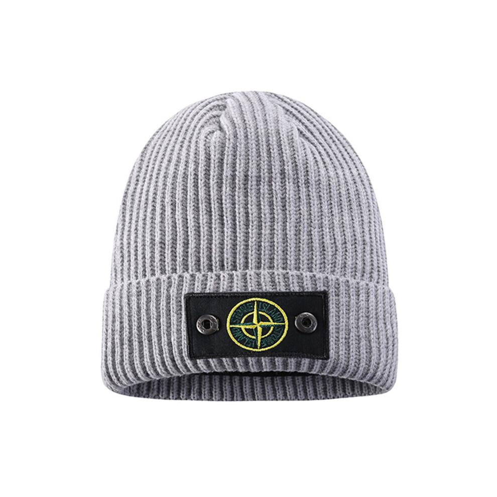 (Pelēks) Stone Island cepure Silta bieza