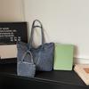 Shoulder Bag Denim Handbag Vintage Large Capacity Tote Bag