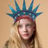 Couronne Festives Déesse Liberty Bandeaux d'Halloween pour Femmes Headpiece Cosplay pour Parades et Rassemblements Communautaires