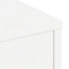 ODDA White TV Stand 79 x 24 x 40 cm Solid Pine Wood