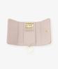 Afternoon Tea Living Key Case HQ43, Genuine Leather Key Case with Flower Charm  Afternoon Tea PREMIUM, Light Gray
