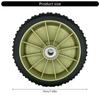Hand Truck Strollers Push Mower Wheel Easy Installation Rubber Wheel Diameter 7.5'' For Lawn Tractors And Carts