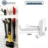 Plastic Pegboard Hooks with Square Hole - Wall-Mounted Tool Rack and Storage Shelf for Hardware Display