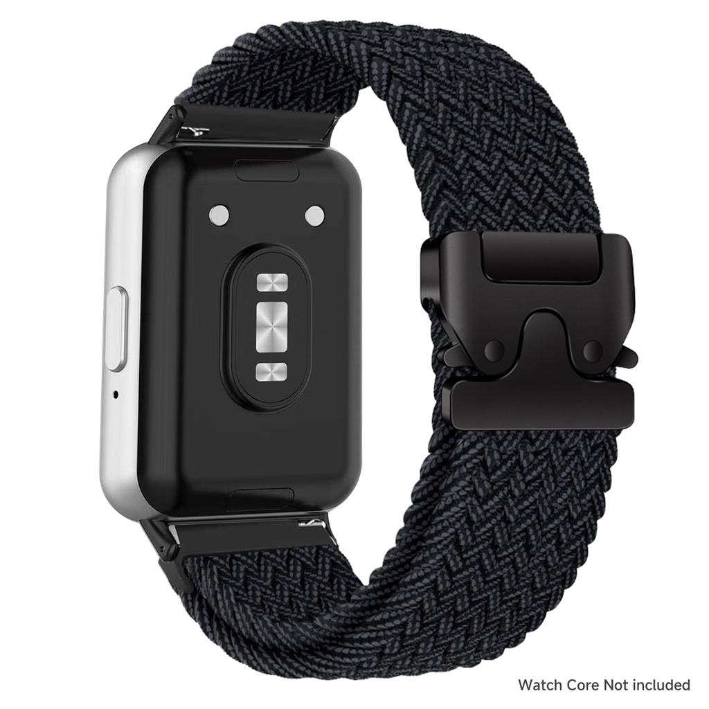 Nylonarmband für Samsung Galaxy Fit 3 Armband Verstellbares geflochtenes Solo-Loop Ersatzarmband für Samsung Fit 3 Uhrenarmband