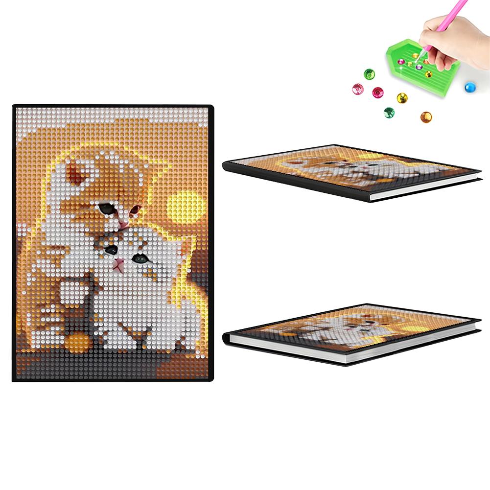 DIY 5D Diamond Painting Diary Book Diamond Art Painting Notebook Kit Crystal Notepad Sketchbook for Birthdays Or Christmas Gifts