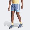 Adidas Own The Run 3-Streifen 2-in-1 Shorts Herren Unterteile Blau IK4980