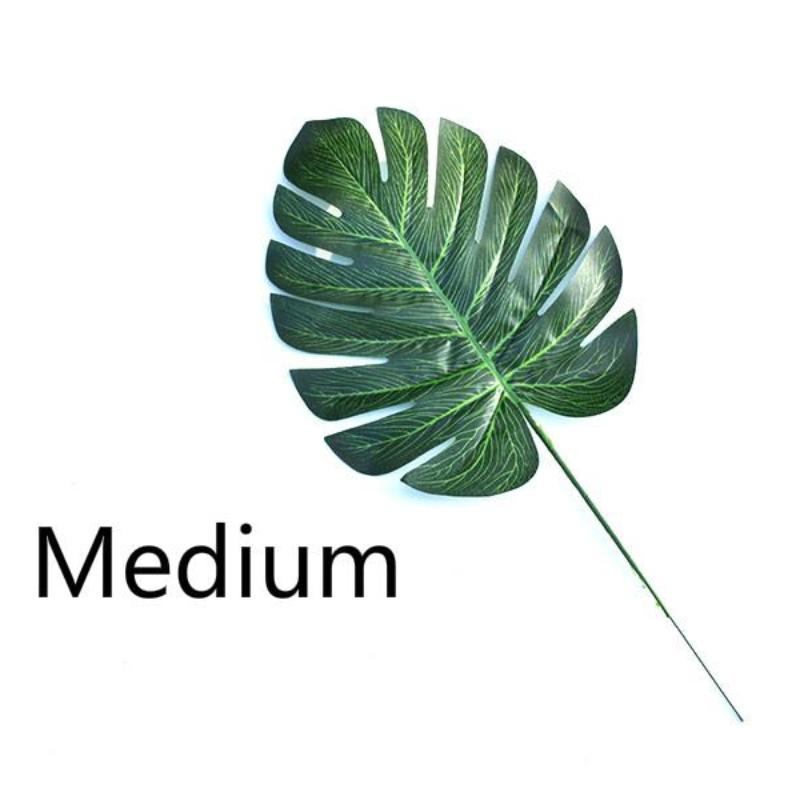 1pcs High Simulation Artificial Monstera Tropical Plant Leaf for Office Store Decorations Home Party Decor Plants House Decor