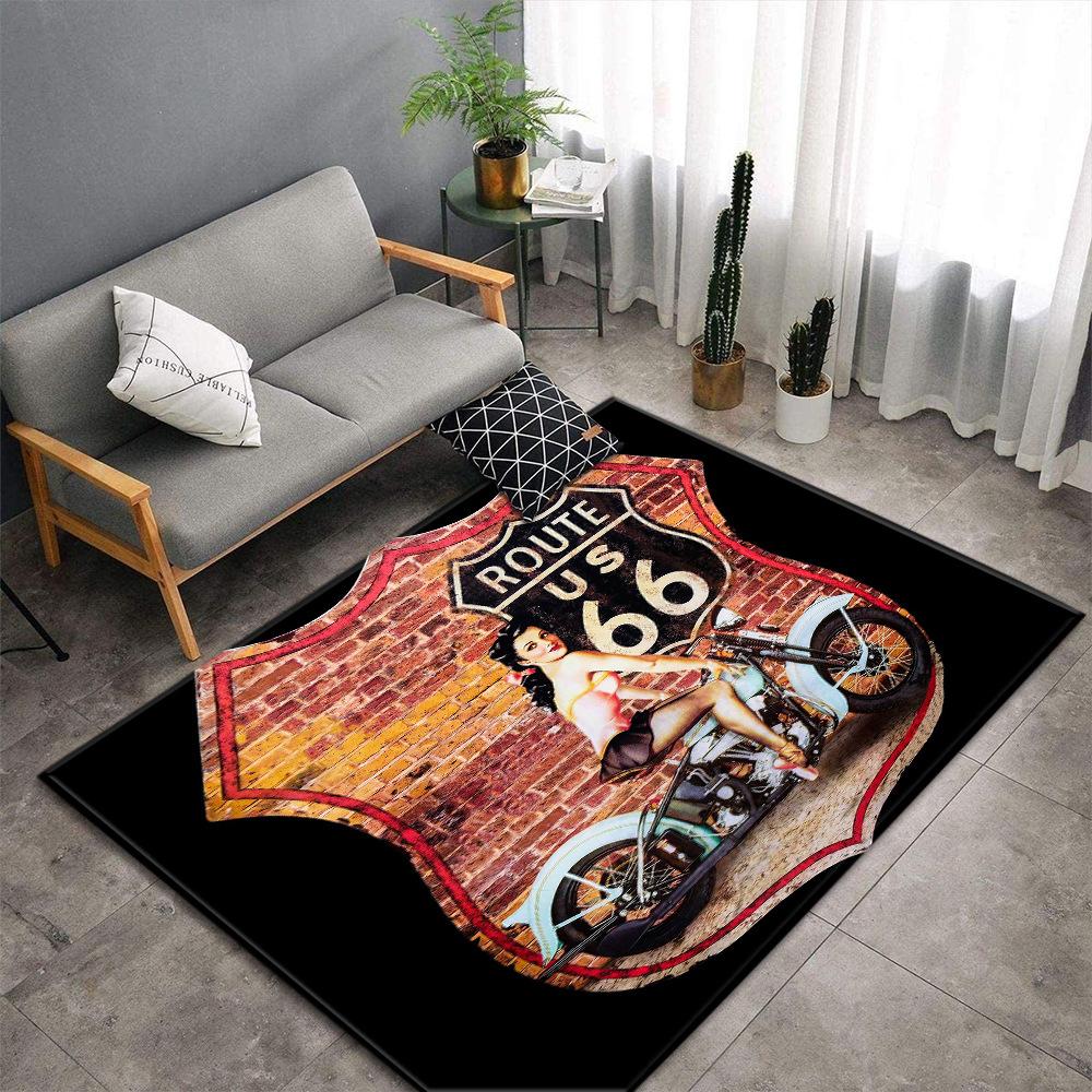 Colorful Galaxy Planet Large Carpet Feather Wind Bedroom Floor Mat