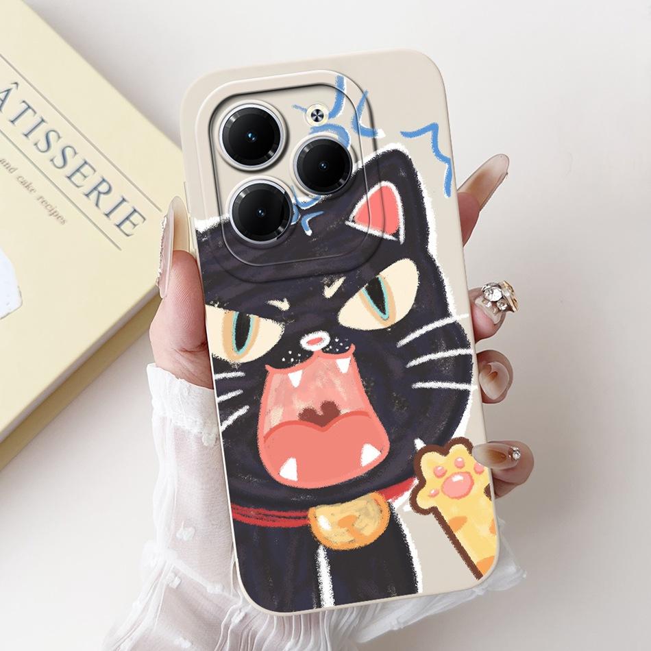 For Infinix Hot 40 Pro Case Hot 40 40i 40Pro Hot40 Hot40i Cute Panda Rabbit Cartoon Soft Silicone Shockproof Phone Cases