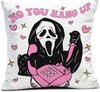Halloween Party Decoration Cushion Cover Horror Grimace Cushion Cover Suitable For Family Living Room Sofa Room Decoration