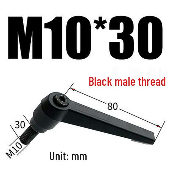 Adjustable Ratchet Handle L-Shaped Wrench with M5/M10/M16 Set Screw 7-Shaped Quick Lock Bolt