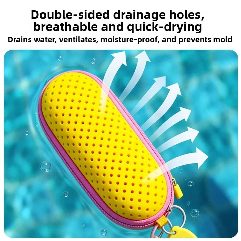 Soft Case Swimming Goggles Case Breathable Design Portable Goggles Bag Swimming Gear Storage
