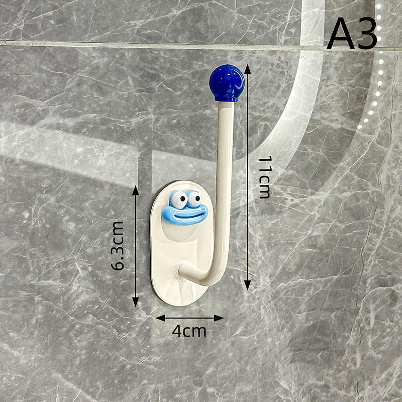 Reusable Suction Cup Hooks Punch Free Traceless Shower Hooks Wall Hook Storage Hanger Kitchen