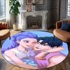 1pc KPop Demon Hunters19 Design Printed Area Round Carpet for Bedroom Living Room Home Decor Rugs Mat Non Slip Mat Rug for Bedside