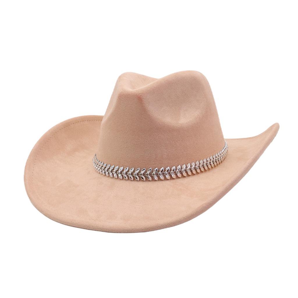 Vegan Suede Hat fishbone shape 9.5cm Wide Brim Fedora Hat Men's and Women's Autumn and Winter Felt Jazz Hat Classic Church Hat