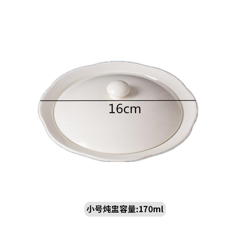 White Ceramic Bowl Candle Heating Tableware Soup Bowls Fruit Salad Bowl Noodle Bowls Dinner Plate Dessert Plate Dish Soup Pot