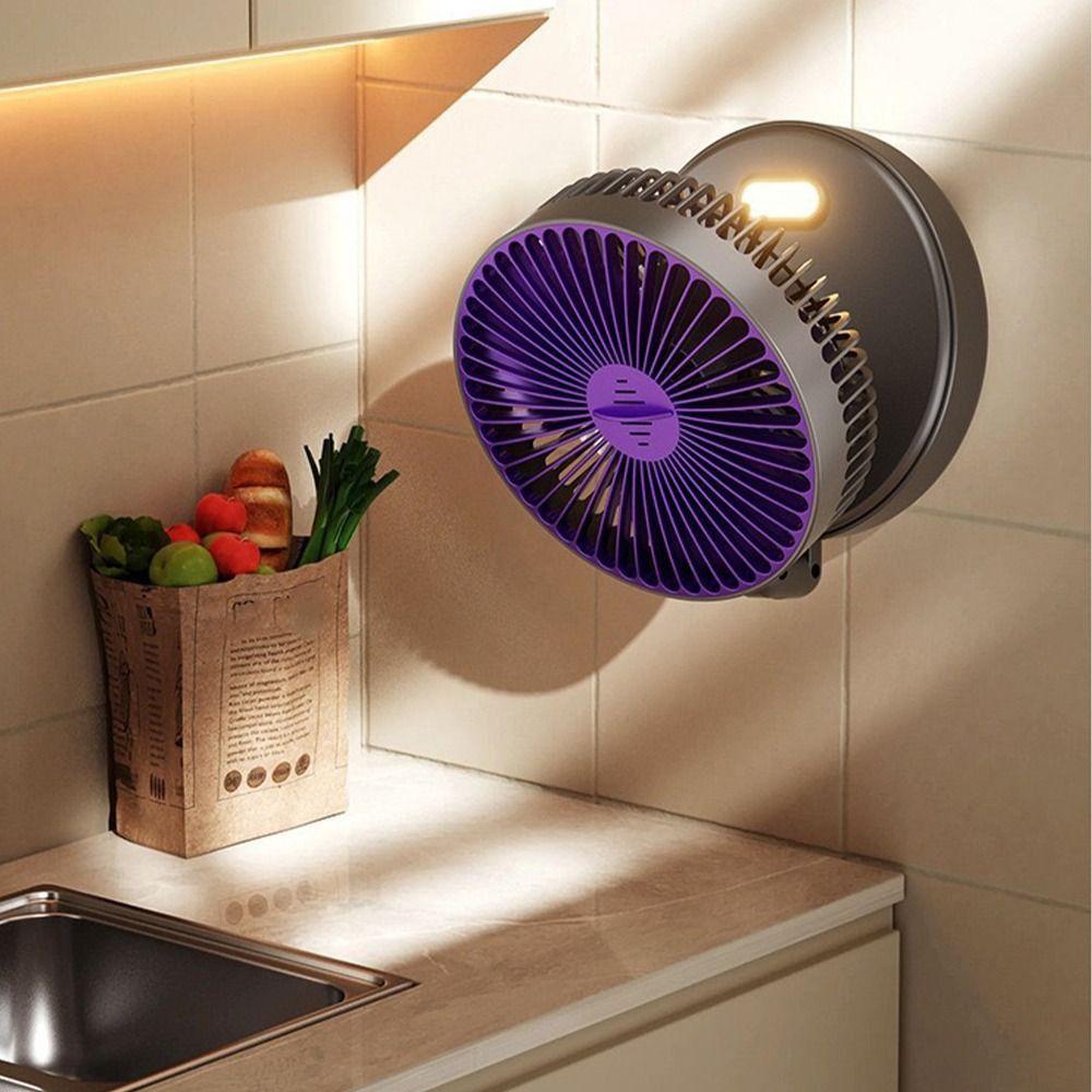 

Luminous Small Fan Portable Air Circulation Fan Multi Functional Mini Fan Office сірий
