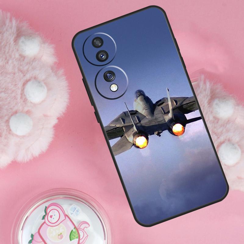 

F14 Fighter Tomcat Case For Honor 70 90 50 Lite X9c X8a X8b X9b X9a X8 X9 Honor 200 Lite Magic 5 6 7 Pro Cover Honor 200 Pro